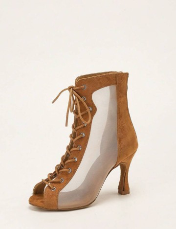 Sandale Cu Toc Shein, maro