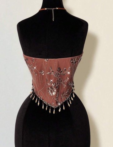 Top Shein, cărămiziu