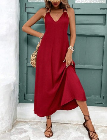 Rochie midi Shein, vișiniu