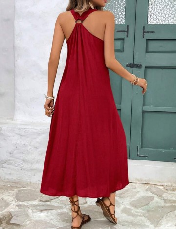 Rochie midi Shein, vișiniu