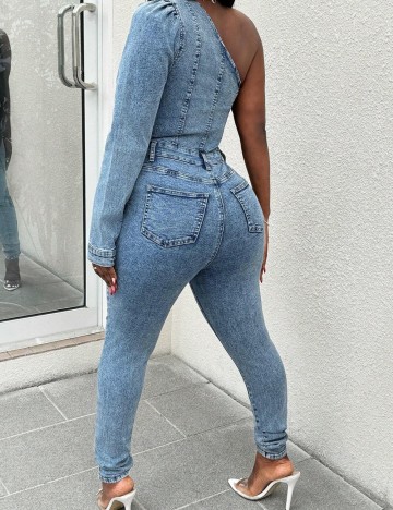 Salopetă de blugi Shein, albastru