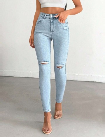 Jeans Shein, albastru