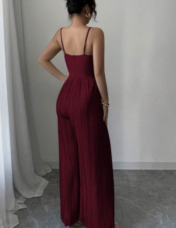 Salopetă lungă Shein, vișiniu