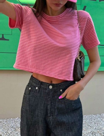 Top Shein DAZY, mix culori