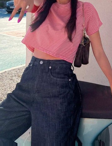 Top Shein DAZY, mix culori