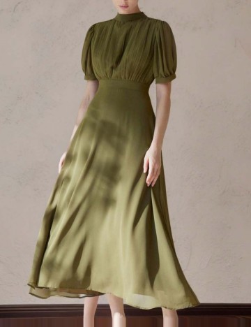 Rochie midi Shein, verde