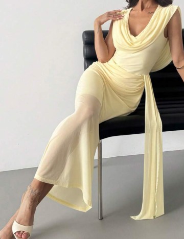 Rochie maxi Shein, galben