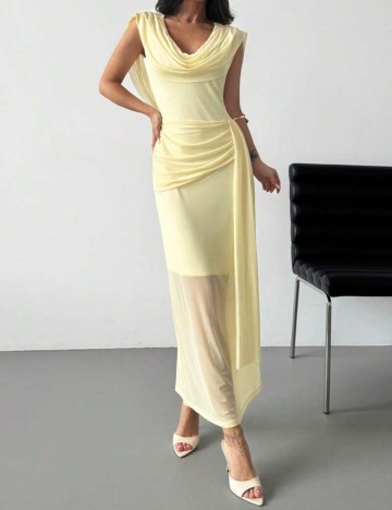 Rochie maxi Shein, galben