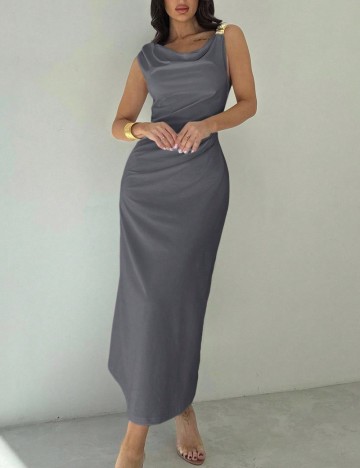 Rochie midi Shein, gri
