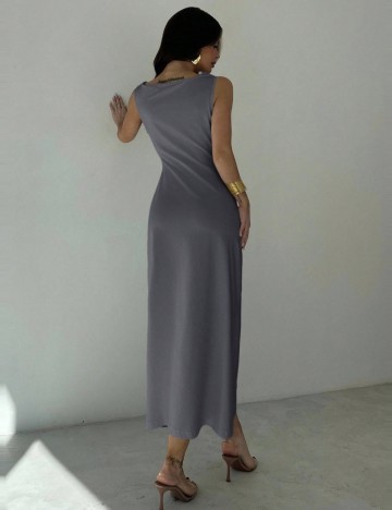 Rochie midi Shein, gri