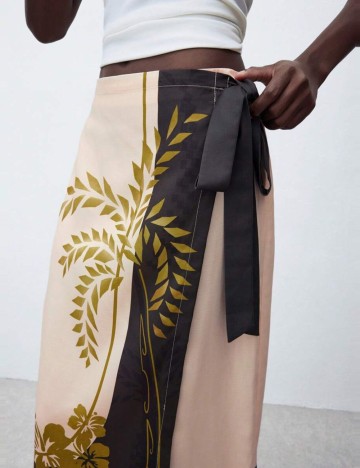 Fustă midi Shein, mix culori