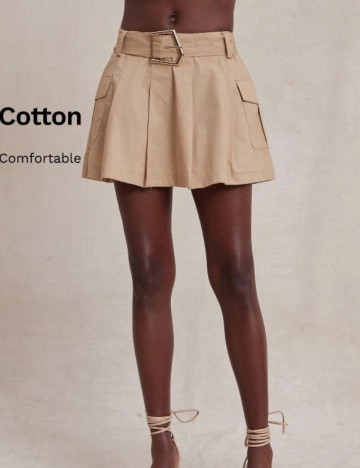 Fustă mini Shein, bej