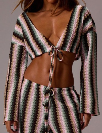 Top Shein, mix culori