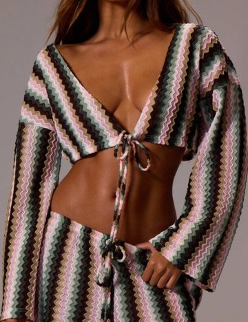 Top Shein, mix culori