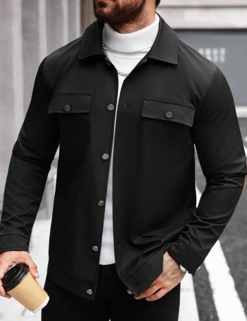 Jachetă Shein, negru