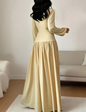 Rochie maxi Shein, galben