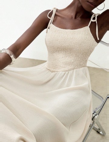 Rochie midi Shein, bej