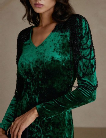 Rochie midi Shein, verde