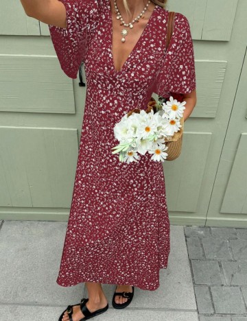 Rochie maxi Shein, vișiniu