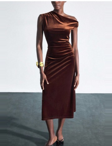 Rochie maxi Shein, maro