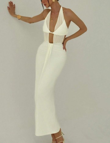 Rochie maxi Shein, alb