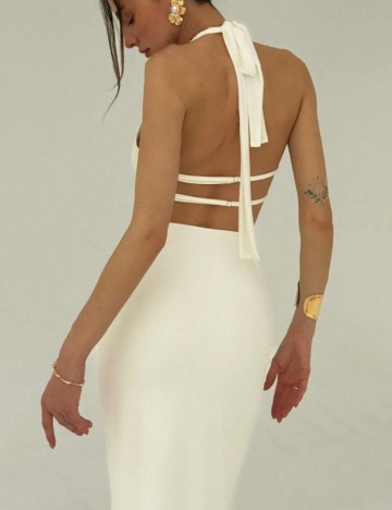 Rochie maxi Shein, alb