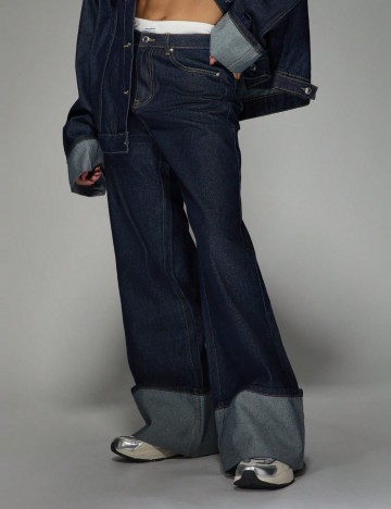 Jeans Shein Missguided, albastru