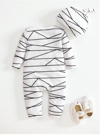 Salopetă Shein, alb