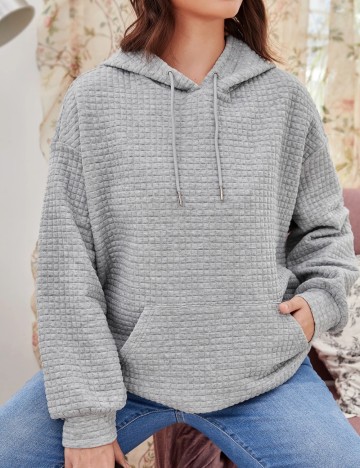 Hanorac Shein Curve+, gri