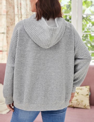 Hanorac Shein Curve+, gri