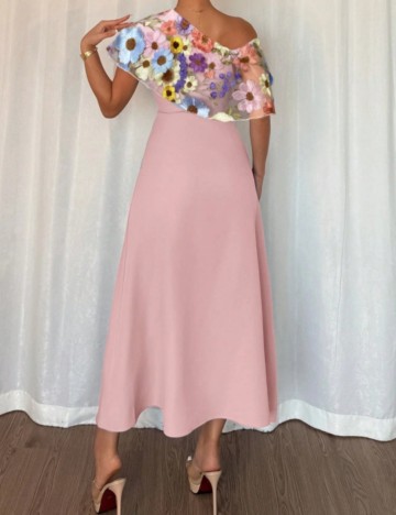 Rochie maxi Shein, roz