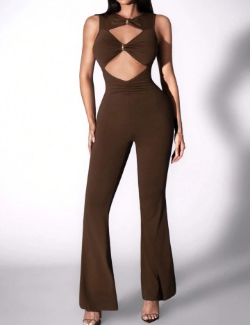 Salopetă Shein, maro