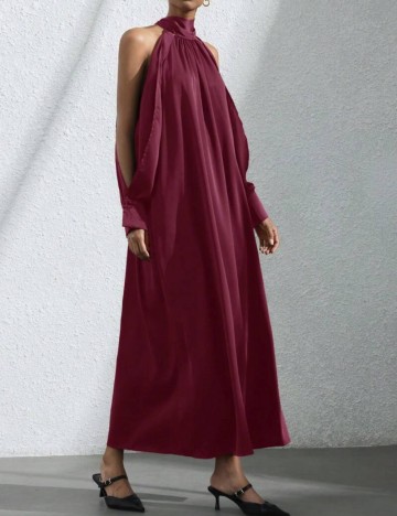 Rochie maxi Shein, vișiniu