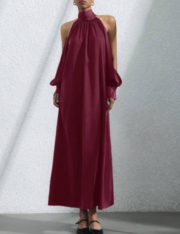 Rochie maxi Shein, vișiniu