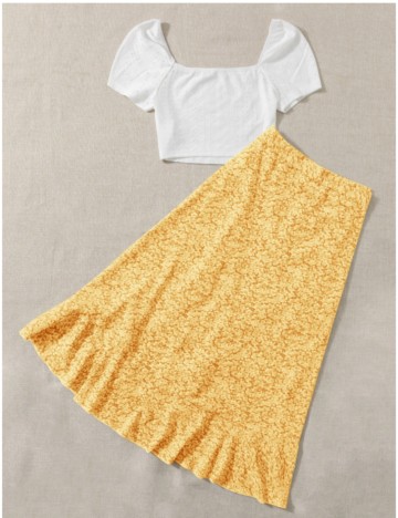 Compleu Shein, mix culori