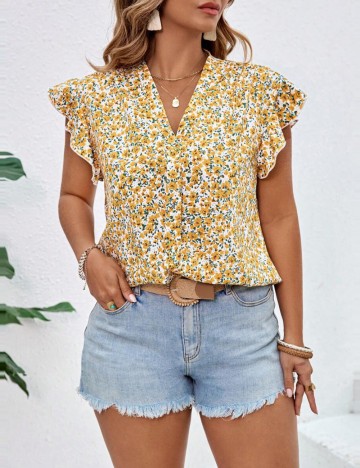 Cămașă Shein, mix culori