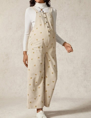 Salopetă lungă Shein, crem