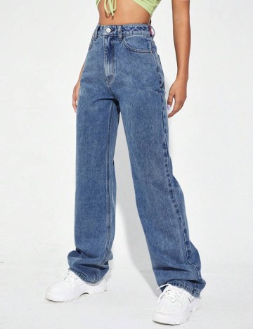 Jeans Shein, albastru