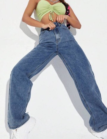 Jeans Shein, albastru
