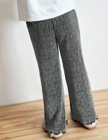 Pantaloni Shein, argintiu