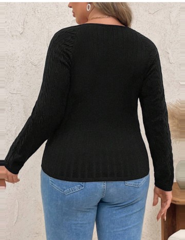 Bluză Shein Curve+, negru