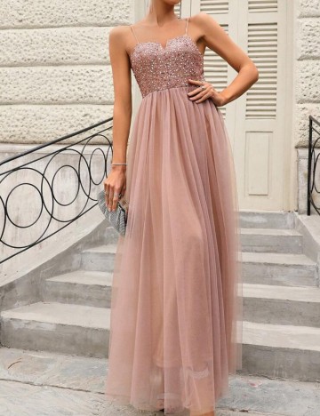 Rochie midi Shein, roz