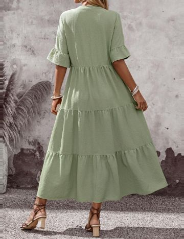 Rochie midi Shein, verde