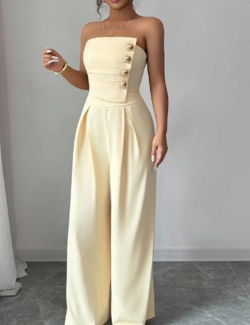 Salopetă Shein, galben