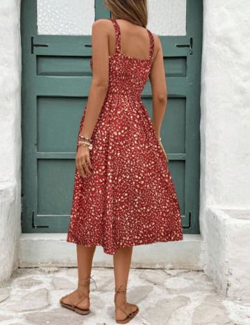 Rochie midi Shein, mix culori