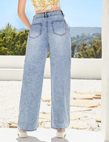 Jeans Shein, albastru