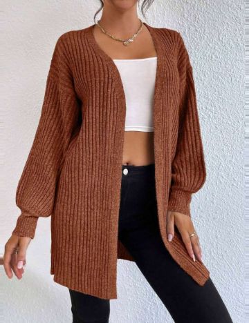 Cardigan Shein, cărămiziu
