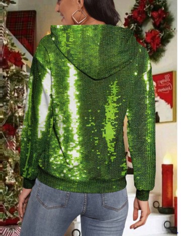 Hanorac Shein Curve+, verde