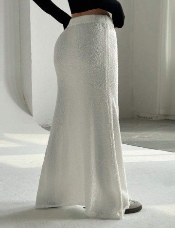 Fustă maxi Shein, alb