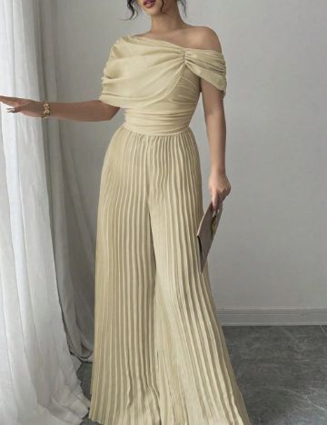 Salopetă Shein, bej